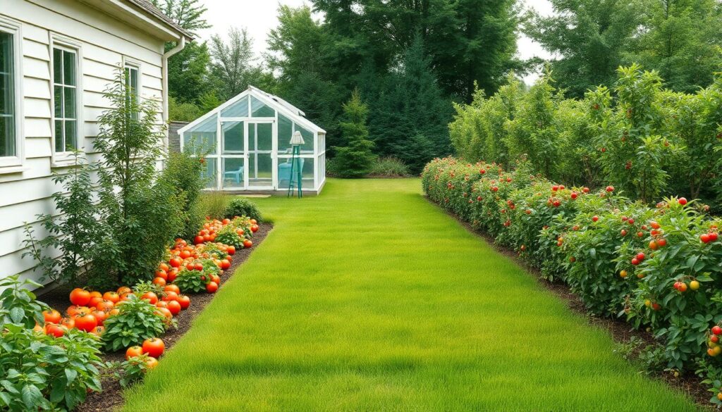 Сад и огород на шести сотках: как спланировать участок вокруг загородного дома - иллюстрация