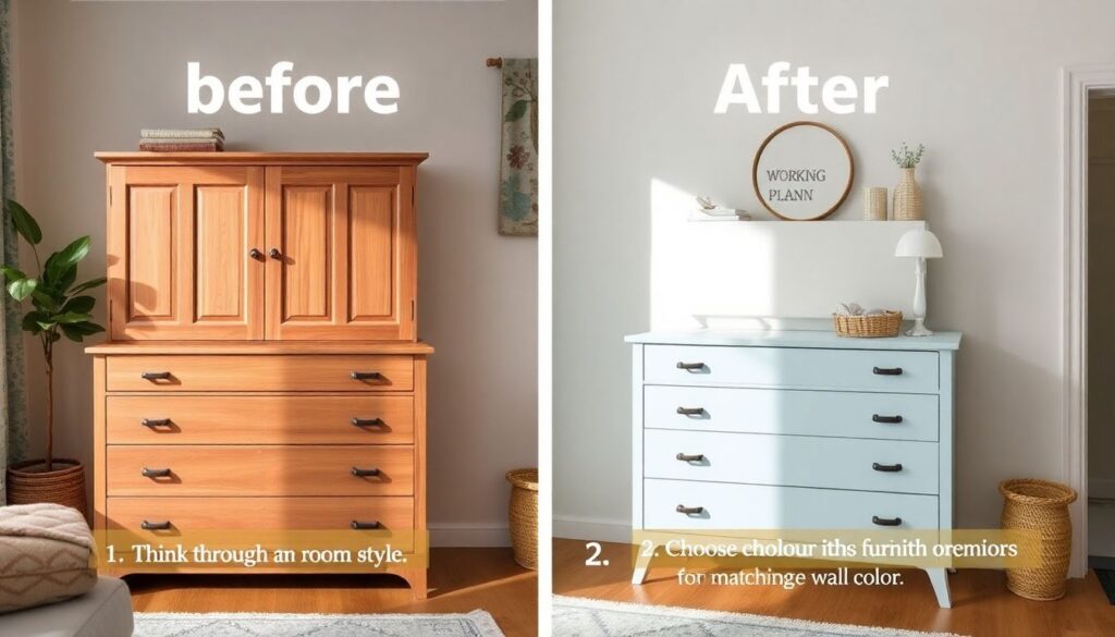 Реставрация старой мебели: идеи апсайклинга для современного интерьера - иллюстрация