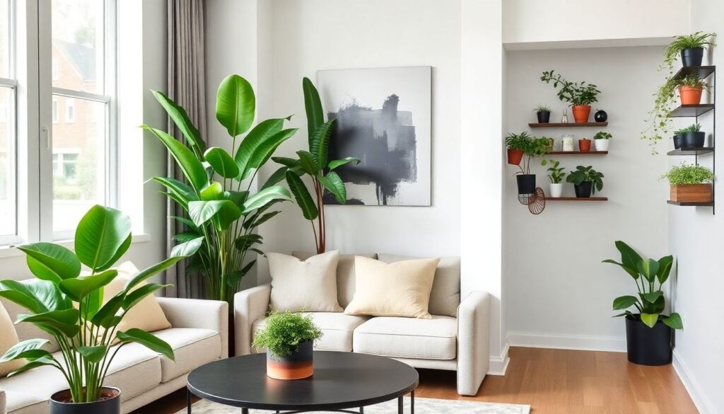 Зелень в интерьере: как правильно выбрать и разместить комнатные растения - иллюстрация