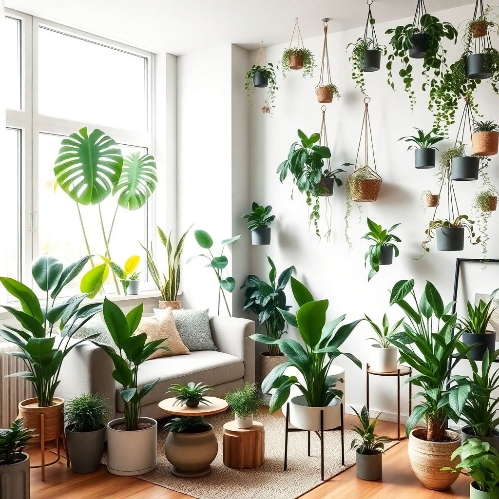 Зелень в интерьере: как выбрать и разместить комнатные растения дома