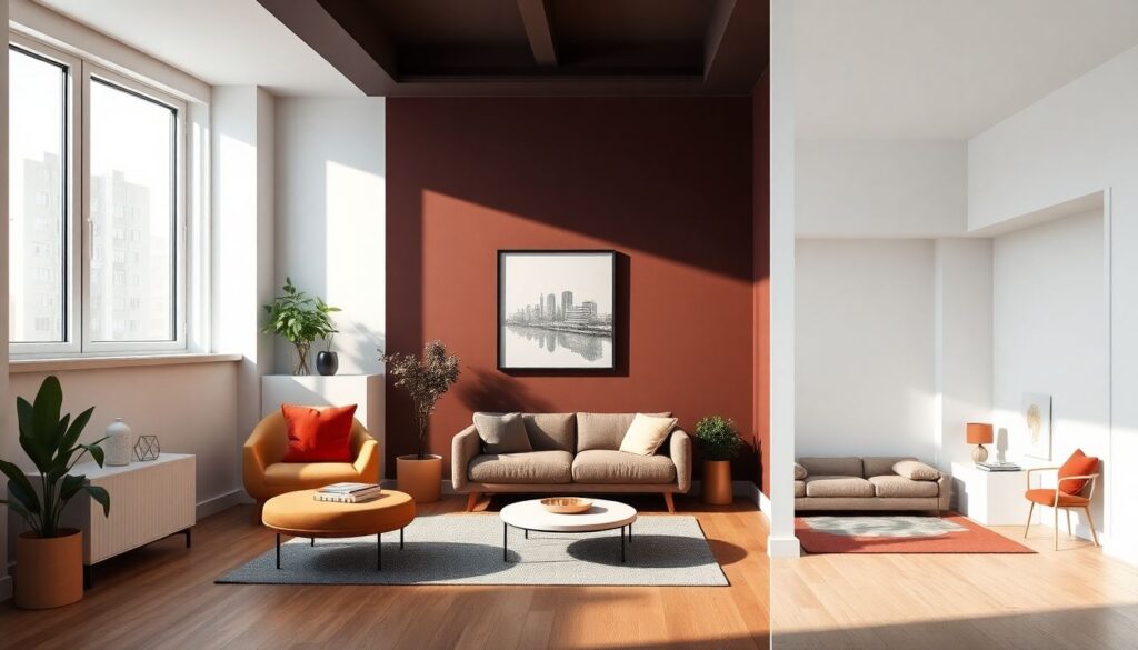 Цвет в интерьере: как подобрать палитру, чтобы пространство казалось больше и светлее - иллюстрация