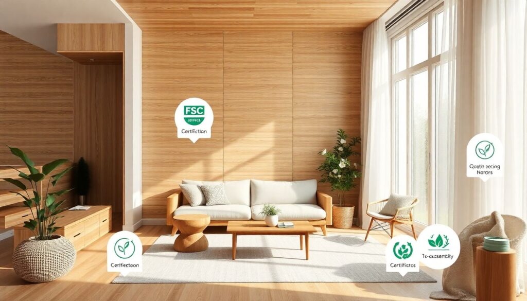 Экодизайн в интерьере: натуральные материалы, растения и ответственное потребление - иллюстрация