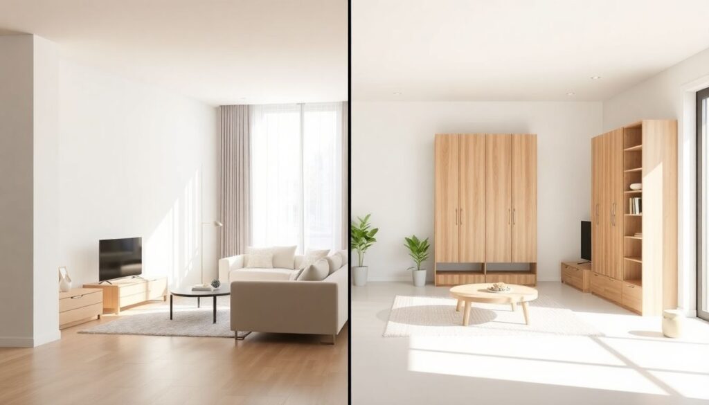 Как зонировать студию: 7 способов создать отдельные пространства без стен - иллюстрация