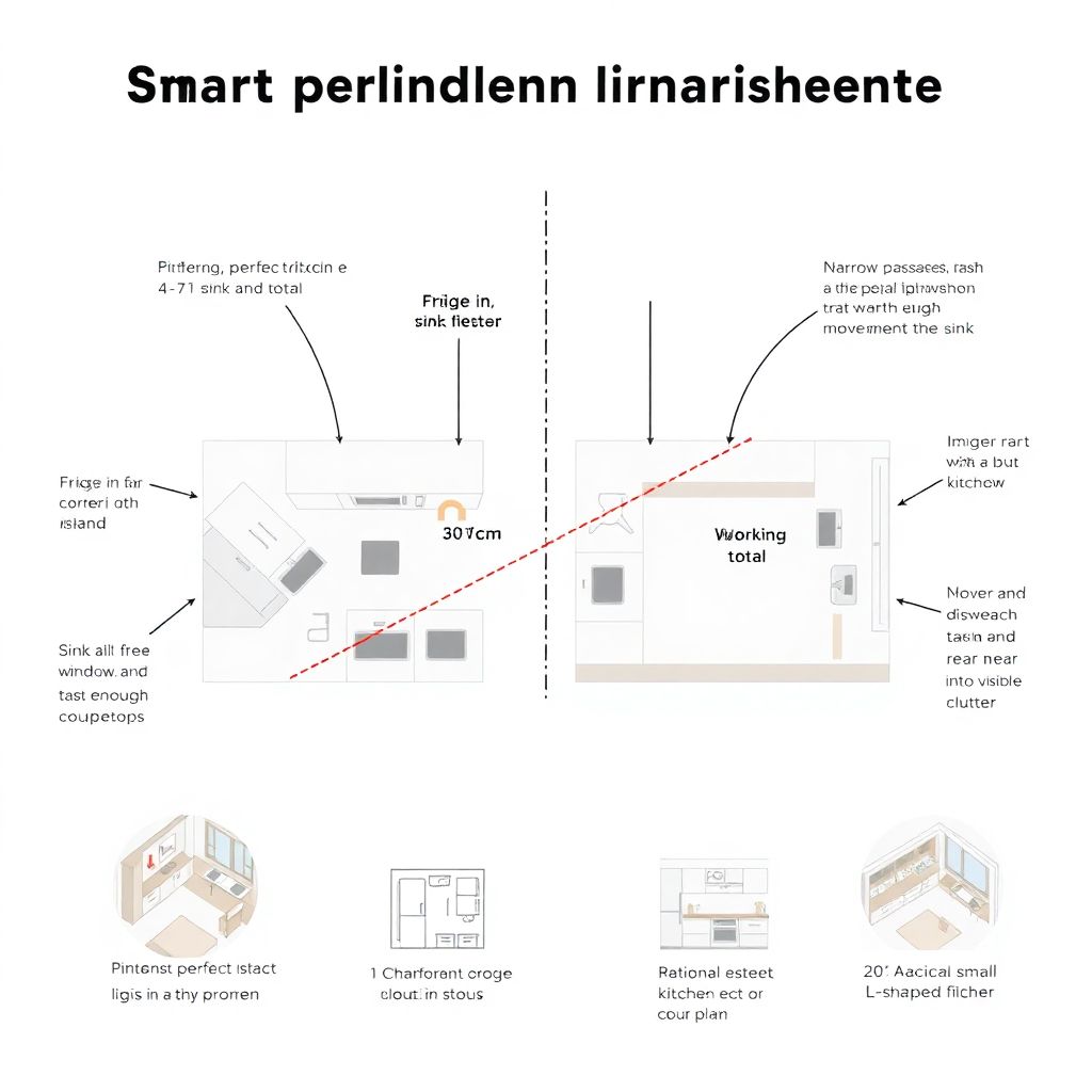 Планировка кухни: ошибки, которых легко избежать, и удачные решения