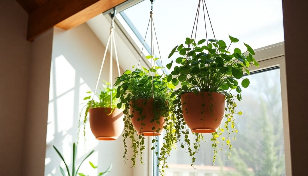 Зеленые насаждения в квартире и доме: вертикальные сады, кашпо и мини-огороды - иллюстрация