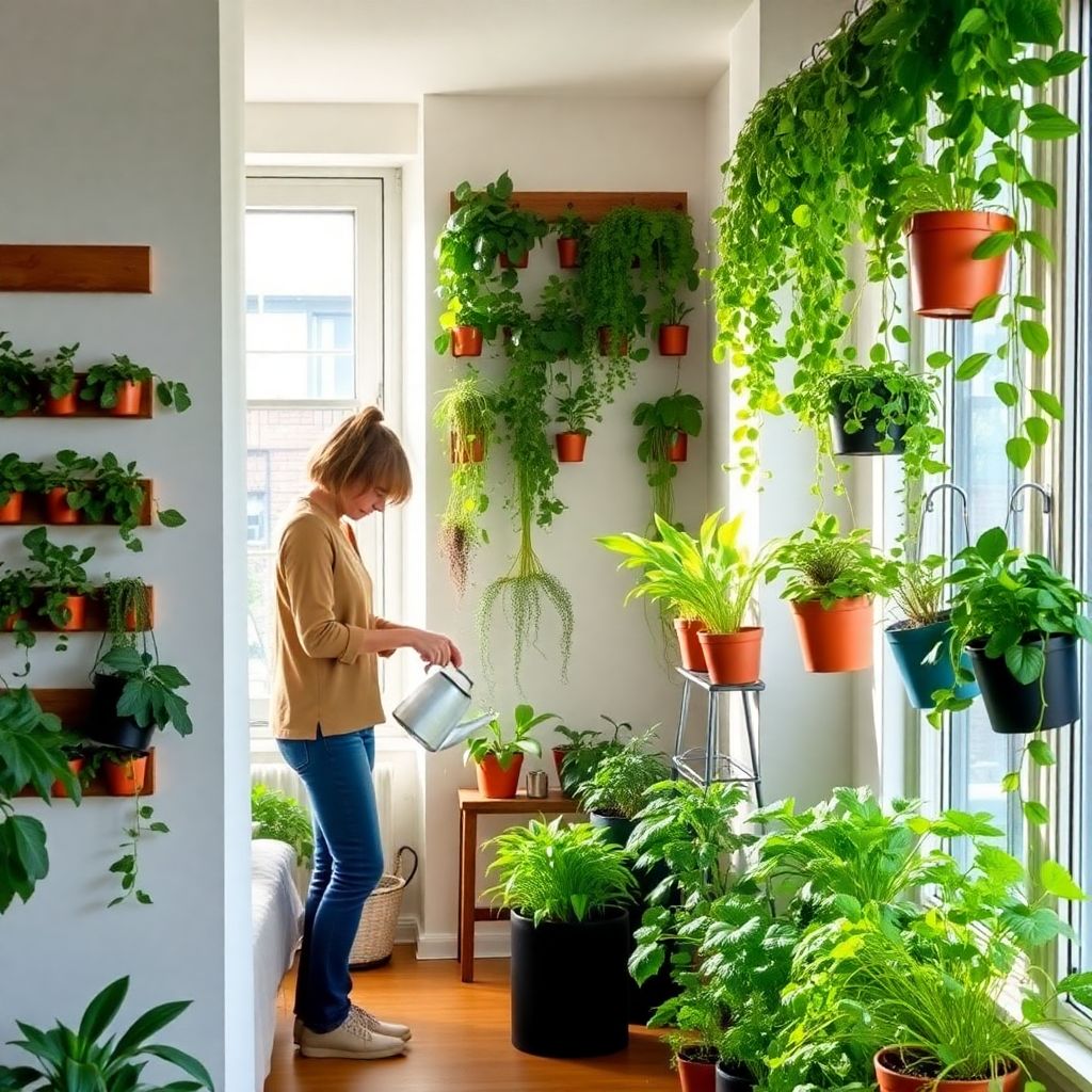 Зеленые насаждения в квартире и доме: вертикальные сады, кашпо, мини-огороды