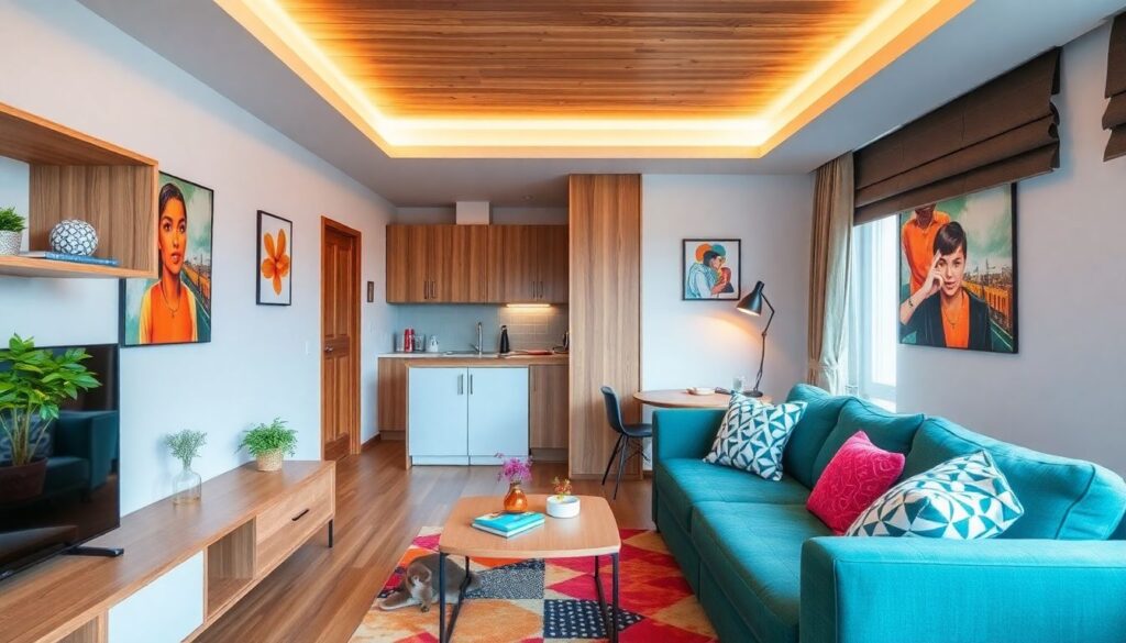 Как маленькая квартира может выглядеть дороже: приемы зонирования и декора от Flat 24 - иллюстрация